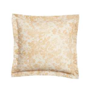 Pottery Barn Sorrel Toile Shams in Harvest Gold Set of 2 Euro Size 29" Square